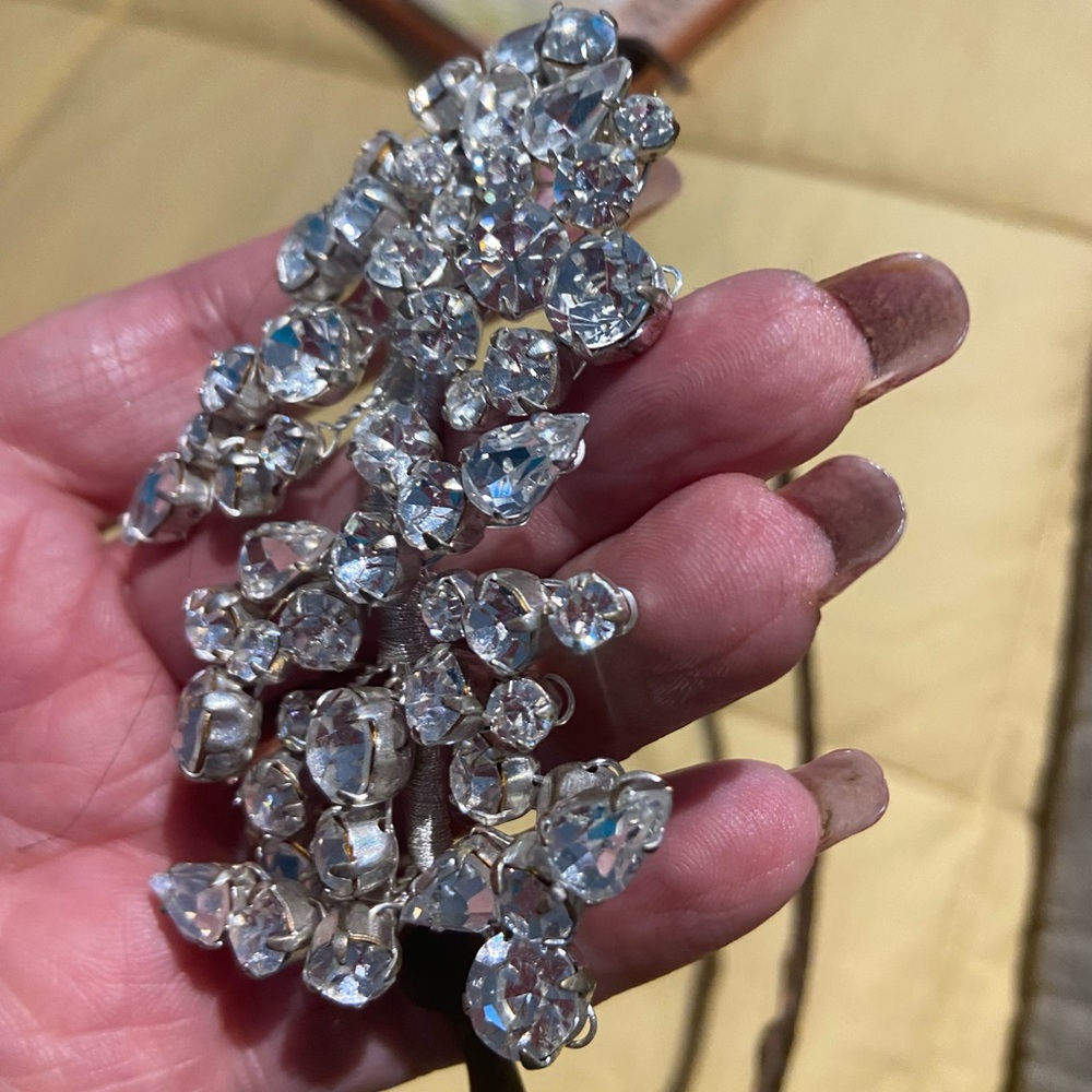 Wedding Crystal Hair Accessory headband.   See Video! Posted. NEW! - Picture 3 of 3